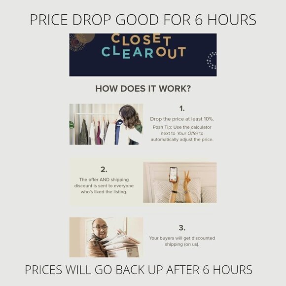 We Do Participate in Closet Clear Out!Shop Today and Save on Shipping